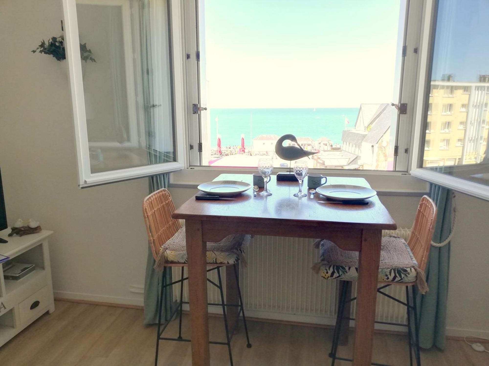 L'Horizon Vue Mer Et Falaises Fécamp Exteriér fotografie
